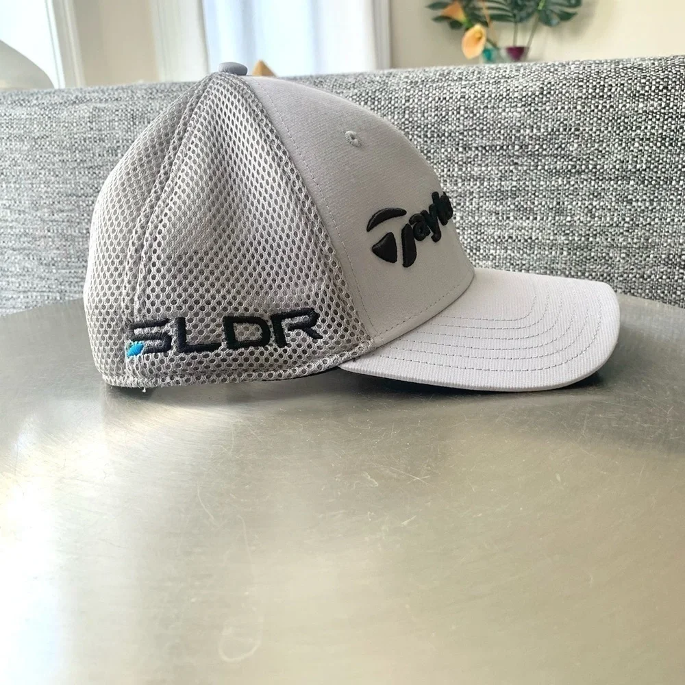 Taylormade golf hat Tour mesh fitted baseball cap SLDR pga sports athletic - Picture 4 of 6
